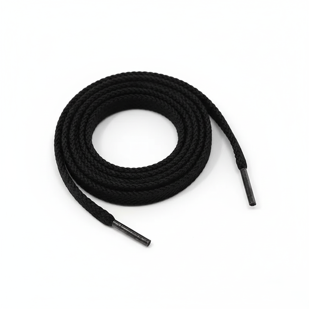 Paire de lacets noirs