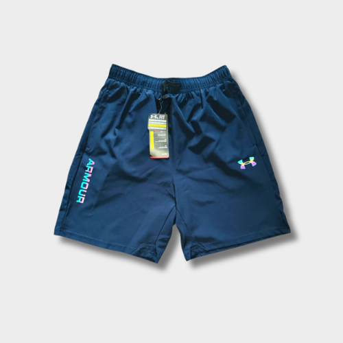 Ensemble short/t-shirt UA Fluo Bleu