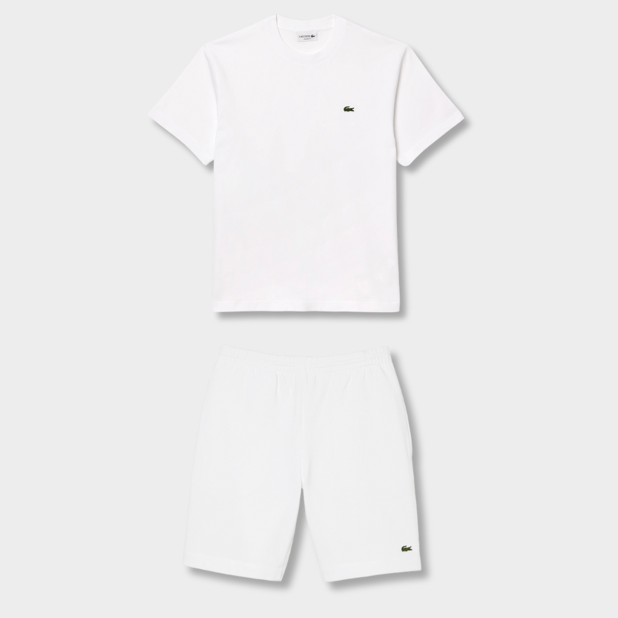 Ensemble short/t-shirt LCST Blanc
