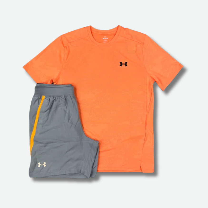 Ensemble short/t-shirt UA orange