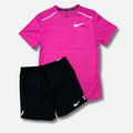 Ensemble short/t-shirt running Rose vif