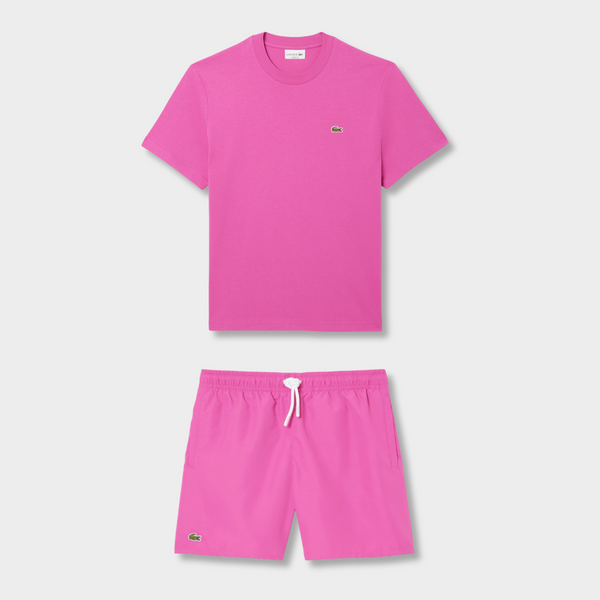 Ensemble short/t-shirt LCST Rose vif
