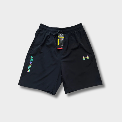 Ensemble short/t-shirt UA Fluo Noir