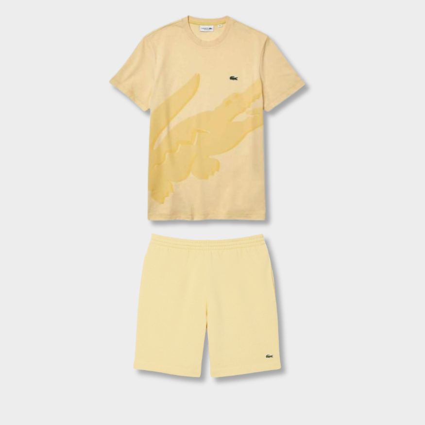 Ensemble short/t-shirt LCST Jaune