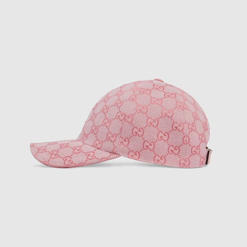 CASQUETTE EN TOILE GG Rose