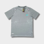 Ensemble short/t-shirt UA Fluo Gris