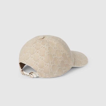 Casquette en denim GG avec détail Mors