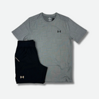 Ensemble short/t-shirt UA gris