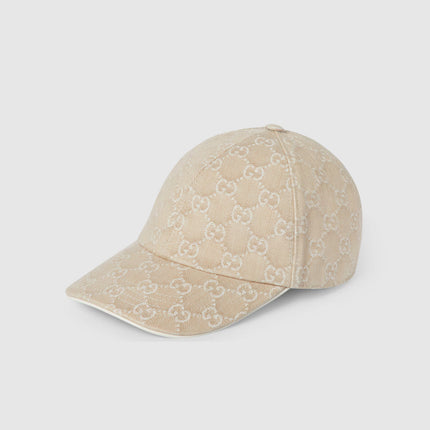 Casquette en denim GG avec détail Mors