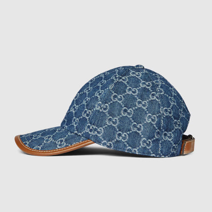 Casquette en denim GG