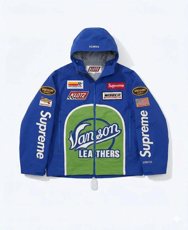 Veste Imperméable Racing - Bleue