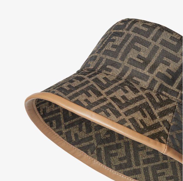 Chapeau en nylon FF Beige