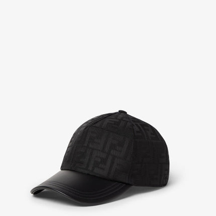 Casquette de baseball en nylon FF jacquard noir