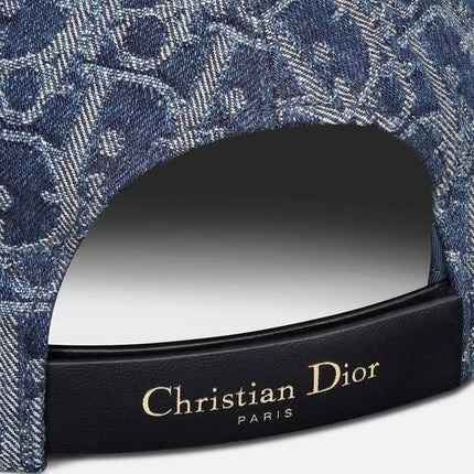 Dior Casquette Oblique Bleu