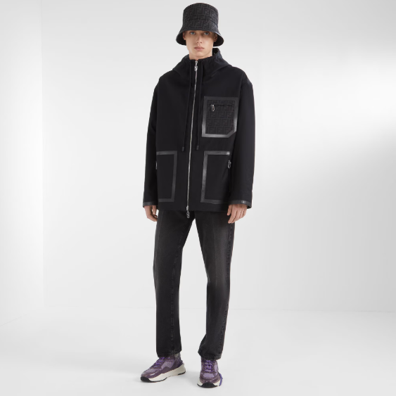 Chapeau en nylon FF Noir