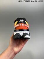 NB 9060 FIRE RED BLACK WHITE – Image 3