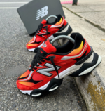 NB 9060 FIRE RED BLACK WHITE – Image 2